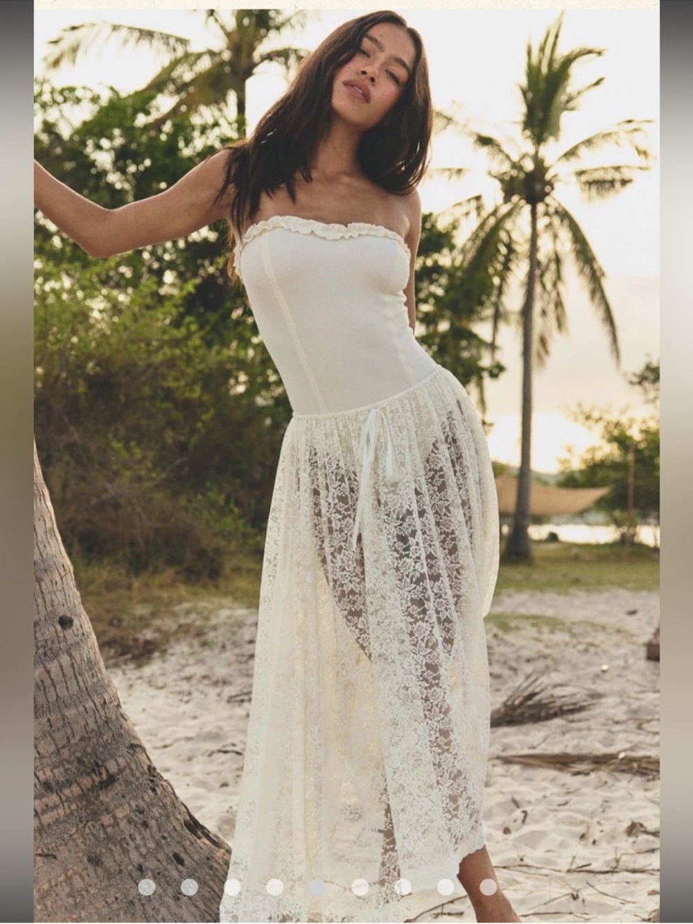 Dôen NWOT Zinnia Skirt in Salt